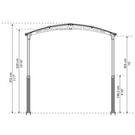 Palram - Canopia Arcadia Alpine 6400 Carport Height