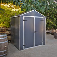 Palram Canopia 6x5 Plastic Rubicon Grey Shed