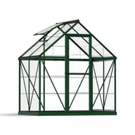 Palram Harmony 6 x 4 Green Greenhouse with Clear Polycarbonate Glazing