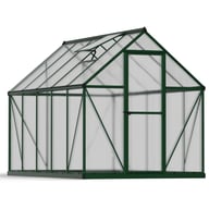 Palram Mythos 6x10 Polycarbonate Greenhouse in Green