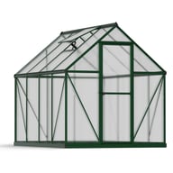 Palram Mythos 6x8 Polycarbonate Greenhouse in Green