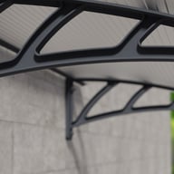 Palram Canopia Neo Door Canopy in Grey Powder Coating