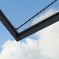 Palram Canopia Sophia XL Door Canopy Dark Grey