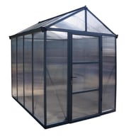 Palram Glory 6x8 Polycarbonate Greenhouse Grey