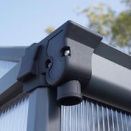 Palram Glory 6x8 Polycarbonate Greenhouse Gutter