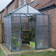 Palram Glory 6x8 Polycarbonate Greenhouse Outside