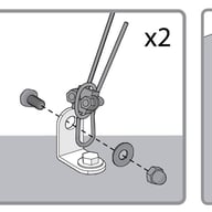 Palram Greenhouse Anchor Kit Hard Ground