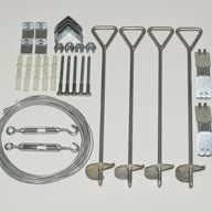 Palram Greenhouse Anchor Kit Parts