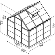 Palram Harmony 6x6 Dimensions