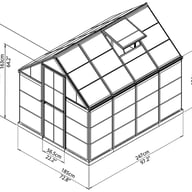 Palram Harmony 6x8 Dimensions