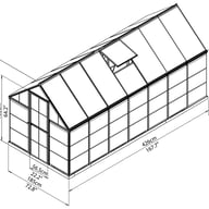 Palram Hybrid 6x14 Greenhouse Dimensions