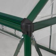 Palram Hybrid 6x4 Green Greenhouse Dimensions Guttering
