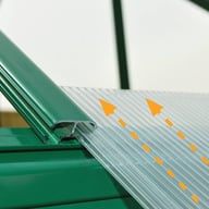 Palram Hybrid 6x4 Green Greenhouse Glazing Fitting
