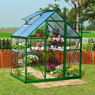 Palram Hybrid 6x4 Green Greenhouse