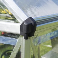 Palram Hybrid Silver Greenhouse Gutter