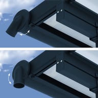 Palram - Canopia Sierra Patio Cover Adjustable Guttering