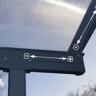 Palram - Canopia Sierra Patio Cover Adjustment