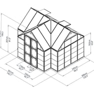 Palram Victory Orangery Dimensions