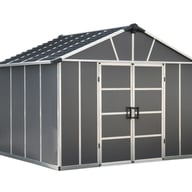 Palram Yukon 11x9 Plastic Shed Garden