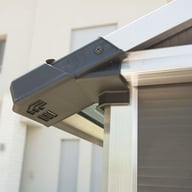 Palram Yukon Plastic Shed Gutter and Outlet