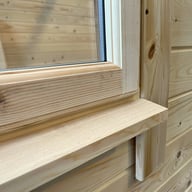 Power Log Cabin Double Glazed Window