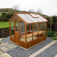 Swallow Kingfisher 6x8 Thermowood Greenhouse