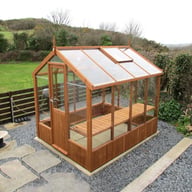 Swallow Kingfisher 6x8 Wooden Greenhouse