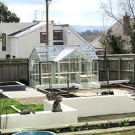 Swallow Mallard 8x11  Summer Green Painted Wooden Greenhouse