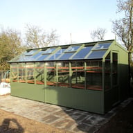 Swallow Rook 8x16 Wooden Potting Shed in Bracken