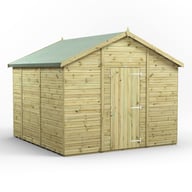 Power 10x10 Premium Apex Windowless Wooden Shed