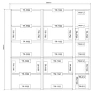 Power 10x10 Wooden Decking Kit Dimensions