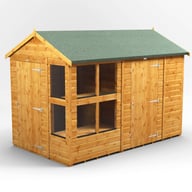 Power 10x6 Apex Potting Shed 6ft Combi