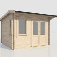 Power 12x12 28mm Apex Garden Building Right Doors