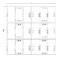 Power 12x12 Wooden Decking Kit Dimensions