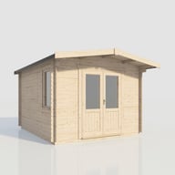 Power 12x14 Chalet Log Cabin 28mm