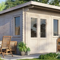 Power 12x14 Pent Garden Building 28mm Door Left