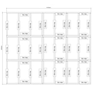 Power 12x14 Wooden Decking Kit Dimensions