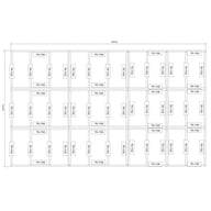Power 12x20 Wooden Decking Kit Dimensions