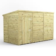 Power 12x6 Premium Pent Windowless Wooden Shed