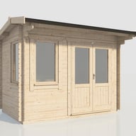 Power 12x8 28mm Apex Garden Building Right Doors