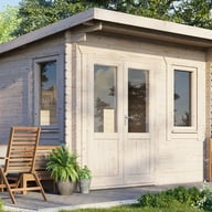 Power 12x8 Pent Garden Building 28mm Door Left