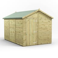 Power 12x8 Premium Apex Windowless Wooden Shed