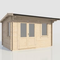 Power 14x10 28mm Apex Garden Building Left Doors
