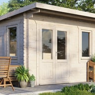 Power 14x10 Pent Garden Building 28mm Door Left