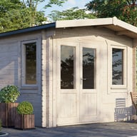 Power 14x12 Chalet Garden Building 28mm Door Left
