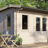 Power 14x14 28mm Apex Log Cabin Doors Right