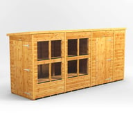 Power 12x4 Pent Potting Shed 6ft Combi