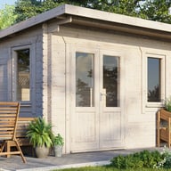 Power 14x8 Pent Garden Building 28mm Door Left