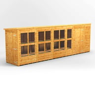 Power 20x4 Pent Potting Shed 6ft Combi