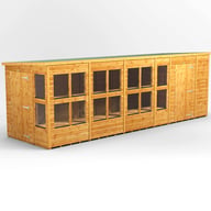 Power 20x6 Pent Potting Shed 6ft Combi